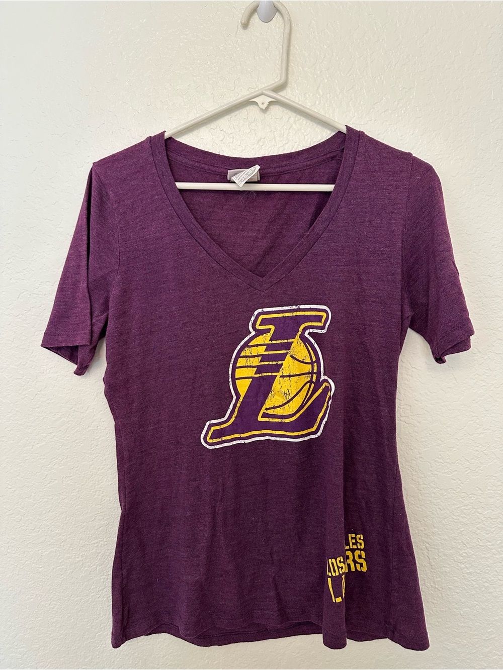 Lakers V-Neck T-Shirt 5/$20